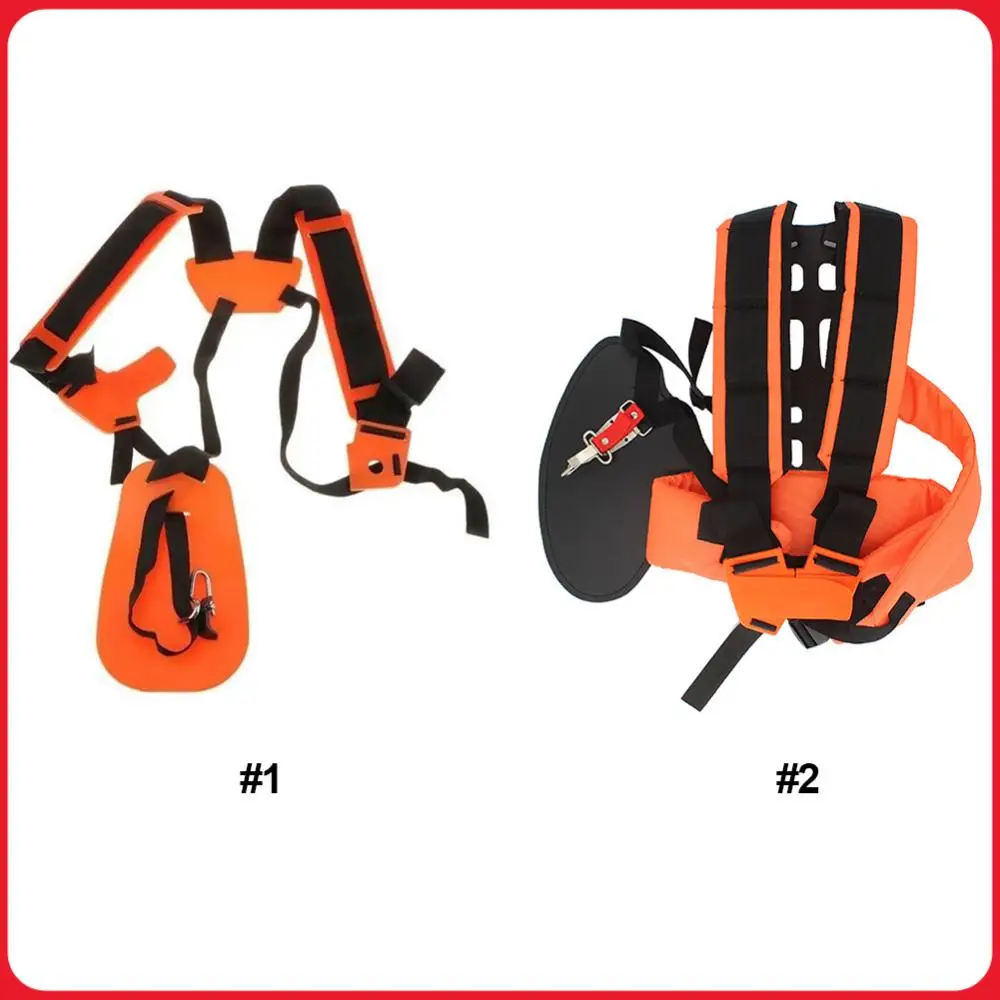 

Double Shoulder Harness Comfortable Padded Belt Double Shoulder Strap Labor Saving Increase Safety for Brush Cutter Trimmer