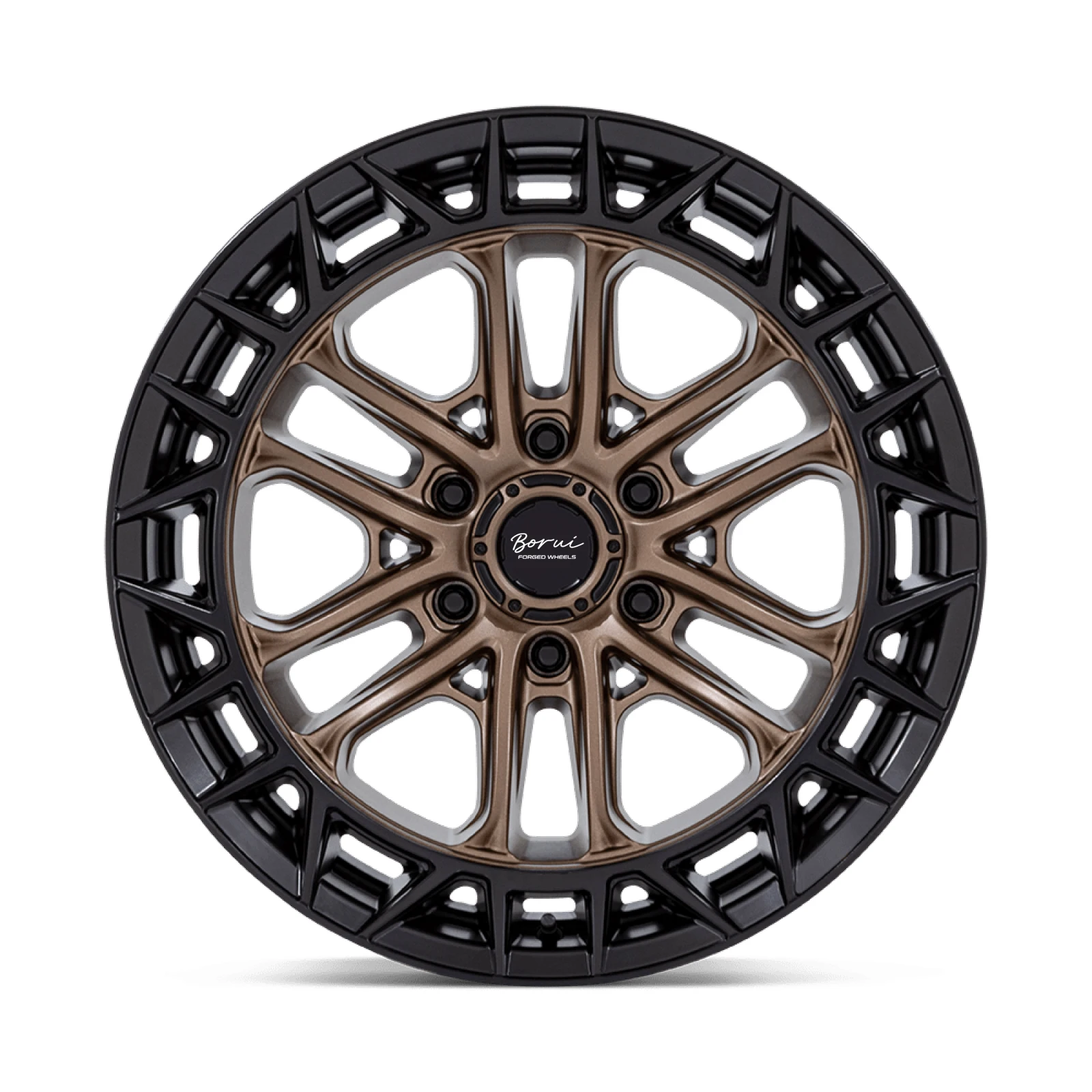 Borui Custom Forged Off Road Wheels Rims 6061-T6 Aluminum Alloy Car Wheels 18 20 22 26 Inch Beadlock Chrome Racing Luxury Wheels