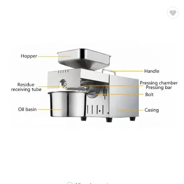 2021 Hot Selling Peanut Oil Press Machine For Home Use