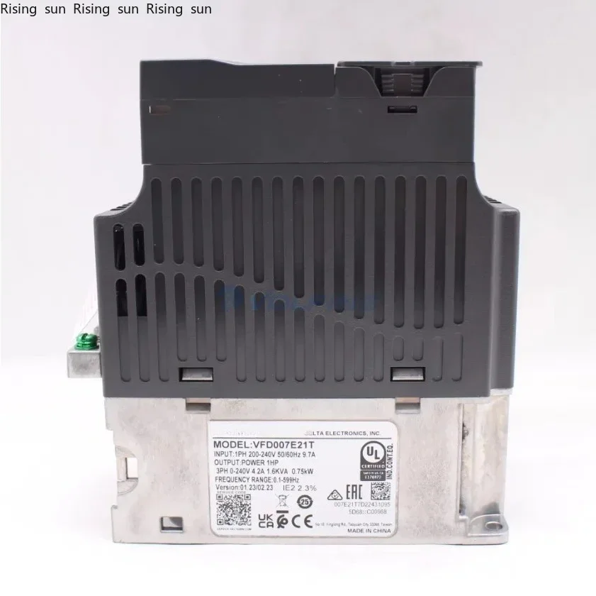 100% Brand New Genuine AC Drive 0.75kW Single Phase 200/240V VFDE VFD007E21T In High Demand