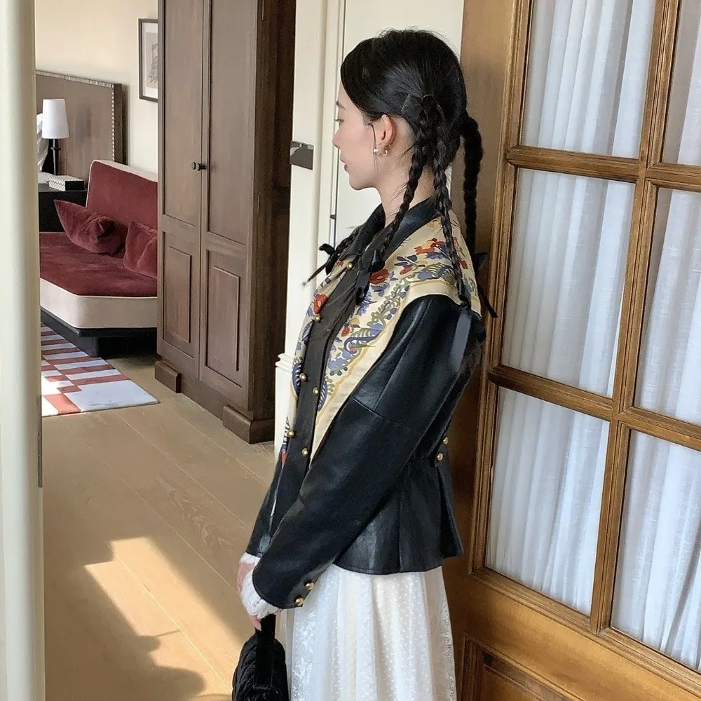 جديد متعدد الوظائف الأزهار مثلث وشاح مطابقة السراويل الحرير الساتان المرأة ربطة العنق حزام الخصر الصيف