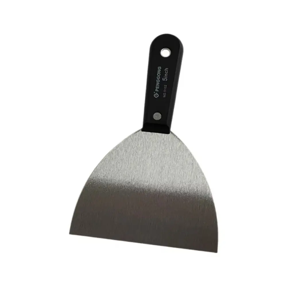 7PCS Thickened Putty Shovel Set Soft Grip Handle Carbon Steel Clean Putty Spatula 7 Sizes with Storage Bag Paint Scraper