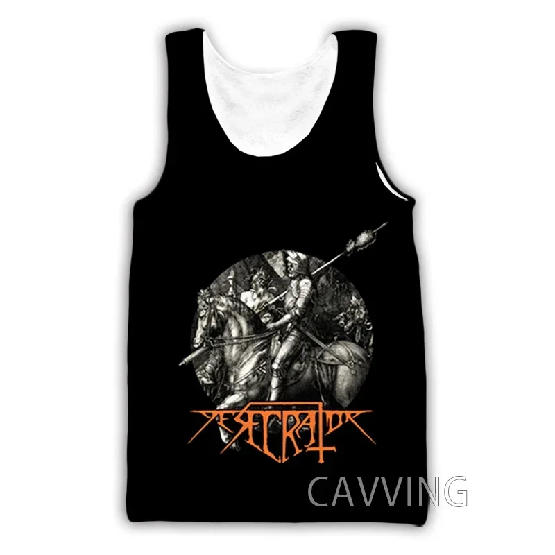 CAVVING 3D Printed Desecrator BAND  Tank Tops Harajuku Vest  Summer Undershirt Shirts Streetwear for Men/women