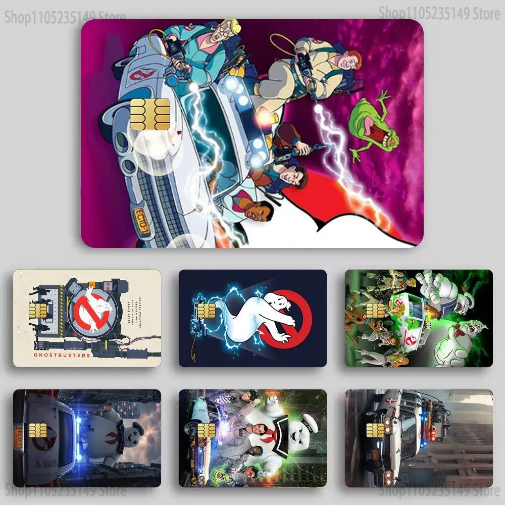 

Movie G-Ghostbusters Sticker Film Tape Skin for Credit Card Debit Card Cartoon Waterproof Stickers Small Chip