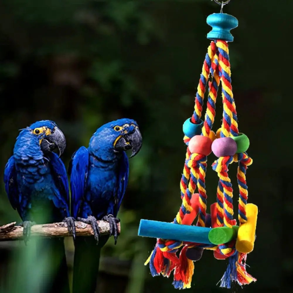 

Wear-resisting Anti-bite Hanging Bird Tearing Parrot Chew Bird Rope Perches Bird Climbing Ladder