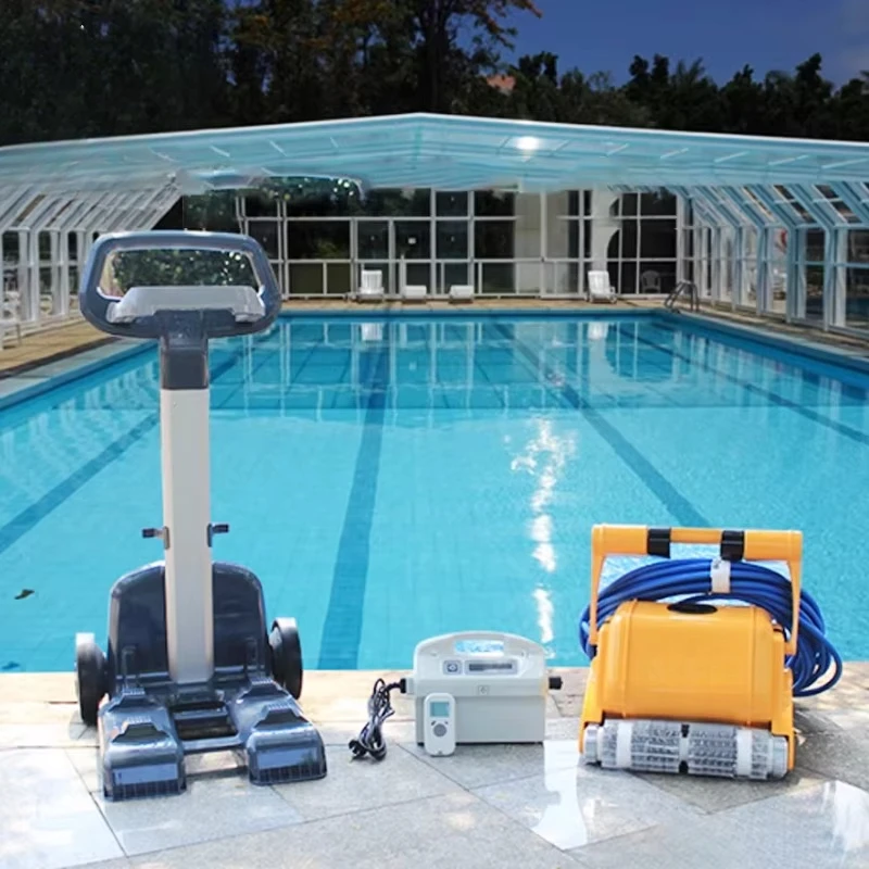 2025 Swimming Pool Automatic Sewage Underwater Vacuum Cleaning Robot Water Crown view 5