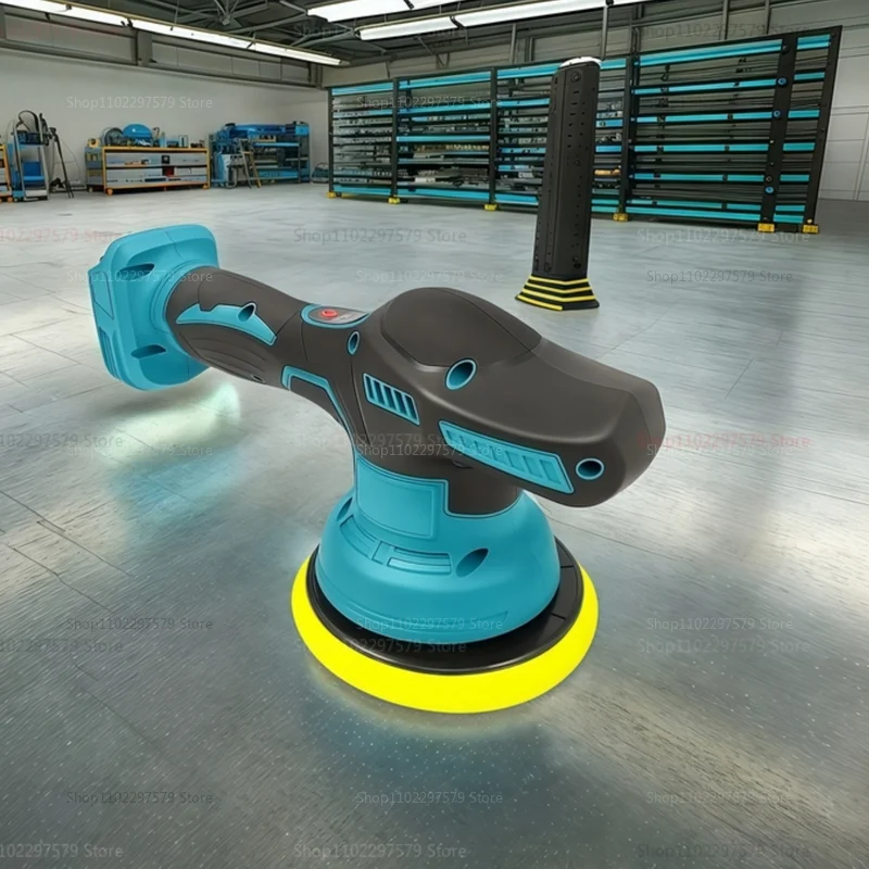 سيارة لاسلكية الملمع 8 التروس شاشة ديجيتال الكهربائية الملمع السيارات سيارة تلميع آلة الصبح لبطارية ماكيتا 18 فولت