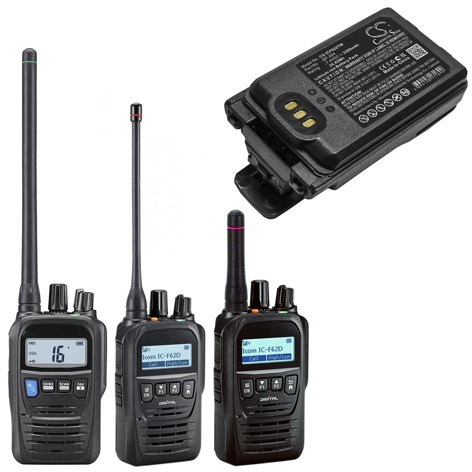 Two Way Radio Batte…
