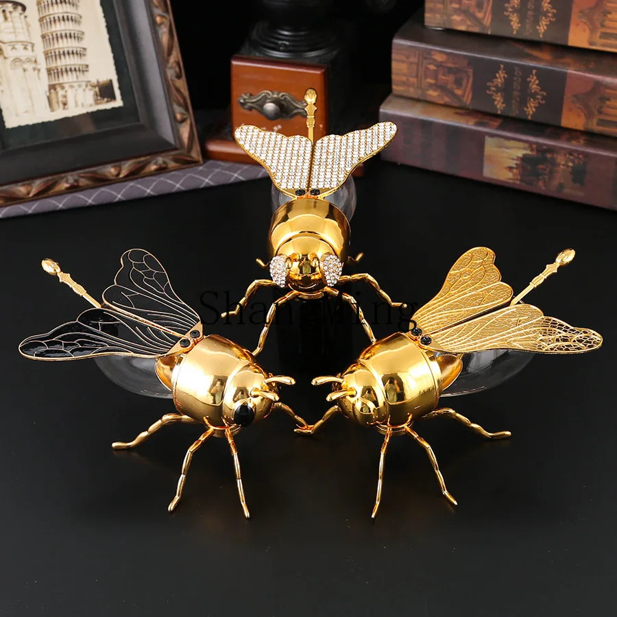 

CL sugar cup household high-end kitchen with spoon seasoning box storage tank light luxury home ornament