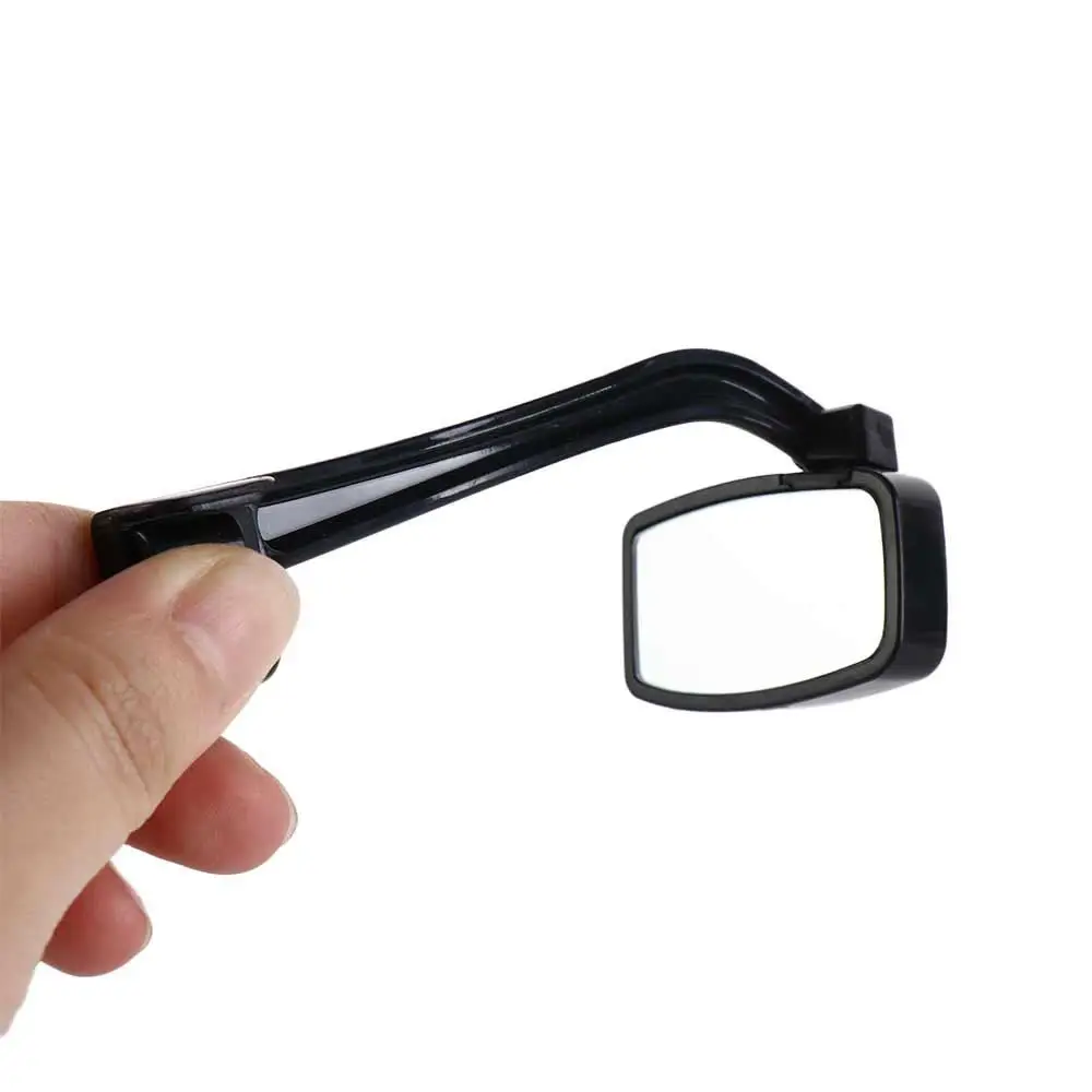 360 Rearview Bike Bicycle Cycling Riding Glasses High-definition Adjustment Glasses Bracket Rearview Mirror Acrylic Portable