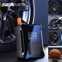 SEAMETAL 4000mAh Wireless Car Air Compressor 12V 150PSI Portable Car Air Pump Tire Inflator Mini Smart Digital Inflatable Pumps