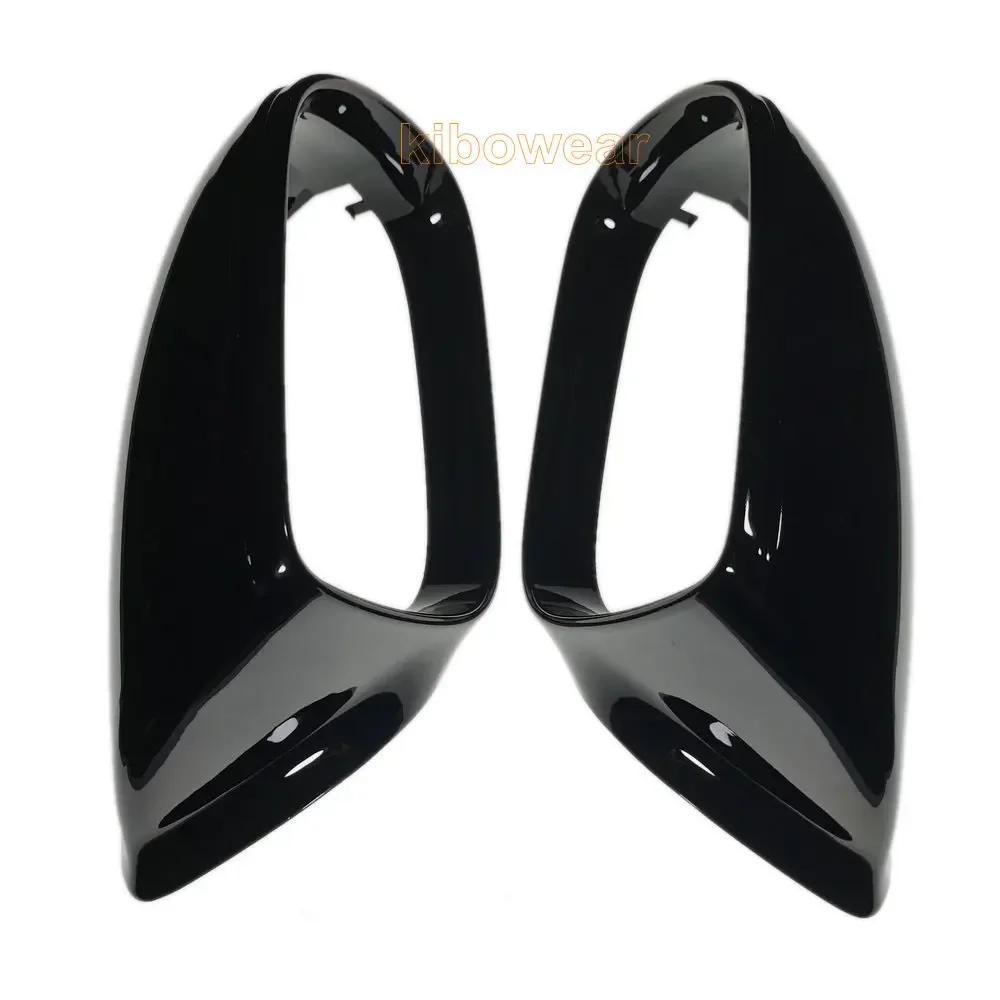 

Black Side Mirror Cover Caps for Audi Q5 8R Q7 4L SQ5 2009 2012 2013 2014 2015 2016 door wing rearview replace glossy shell case