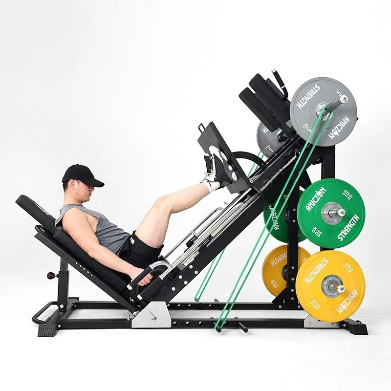 【HOT】machine Household pedal trainer 45-degree oblique squat all-in-one machine Commercial squat machine Leg fitness equipment