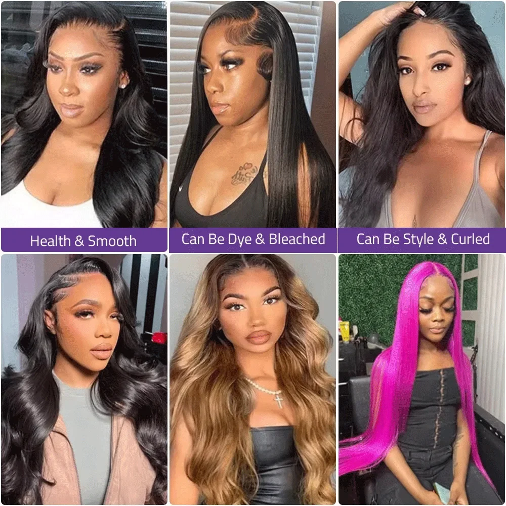 13x6 HD الدانتيل شعر مستعار أمامي البرازيلي شعر طبيعي مفرود باروكة للنساء 220% الكثافة 13x4HD الدانتيل الشفاف الباروكة الأمامية 30 38 بوصة