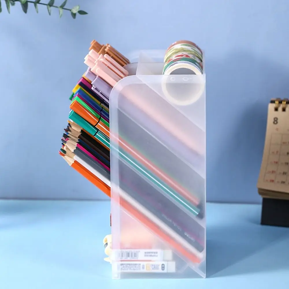 

High Quality 9 Compartment Pencil Display Holder Vertical Oblique Insertion Type Marker Storage Marker Holder Desk