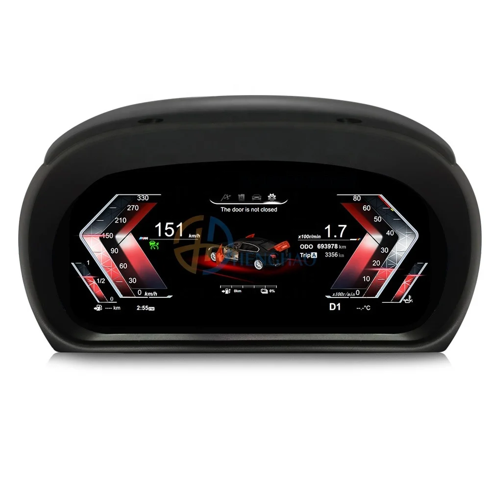 

Car Display Screen Speedometer LCD Dashboard for BW 3 Series E90 E91 E92 Digital Cluster Upgrade New Style