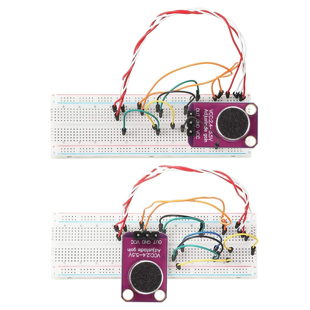 1-10pcs/GY-MAX4466 Electret Microphone Amplifier Module MAX4466 Adjustable Gain For Arduino