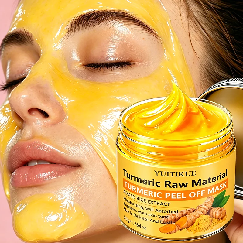 Bentonite Clay Mask - YUITIKUE Turmeric Peel Off Mask With