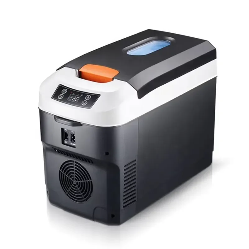 12V Portable Car Refrigerator 10L Mini Fridge for Vehicle Travel Camping Outdoor Cooling Box Electric Auto Cooler Mini 10L