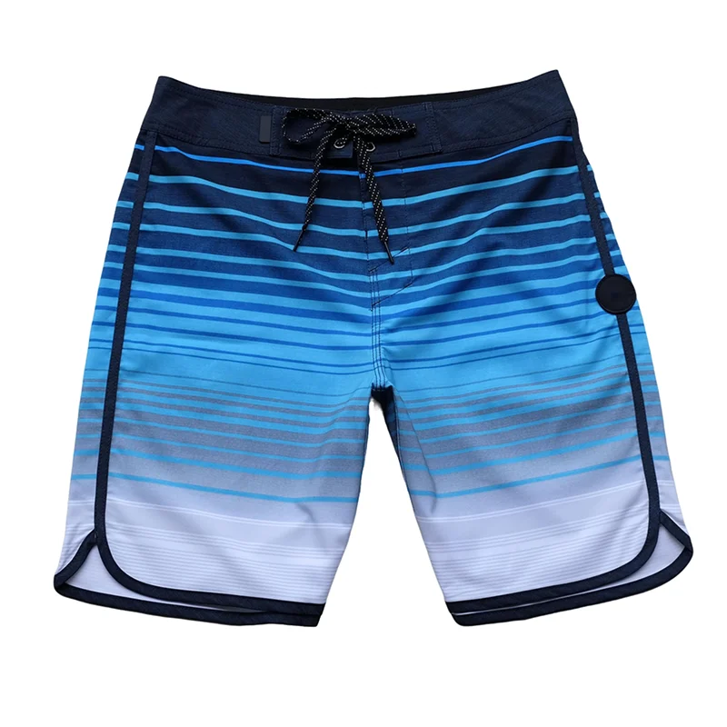 Men's Phantom Fitness Shorts Summer Surfing Board Shorts Waterproof Quick Drying Loose Board Shorts Plant Printed High Quality