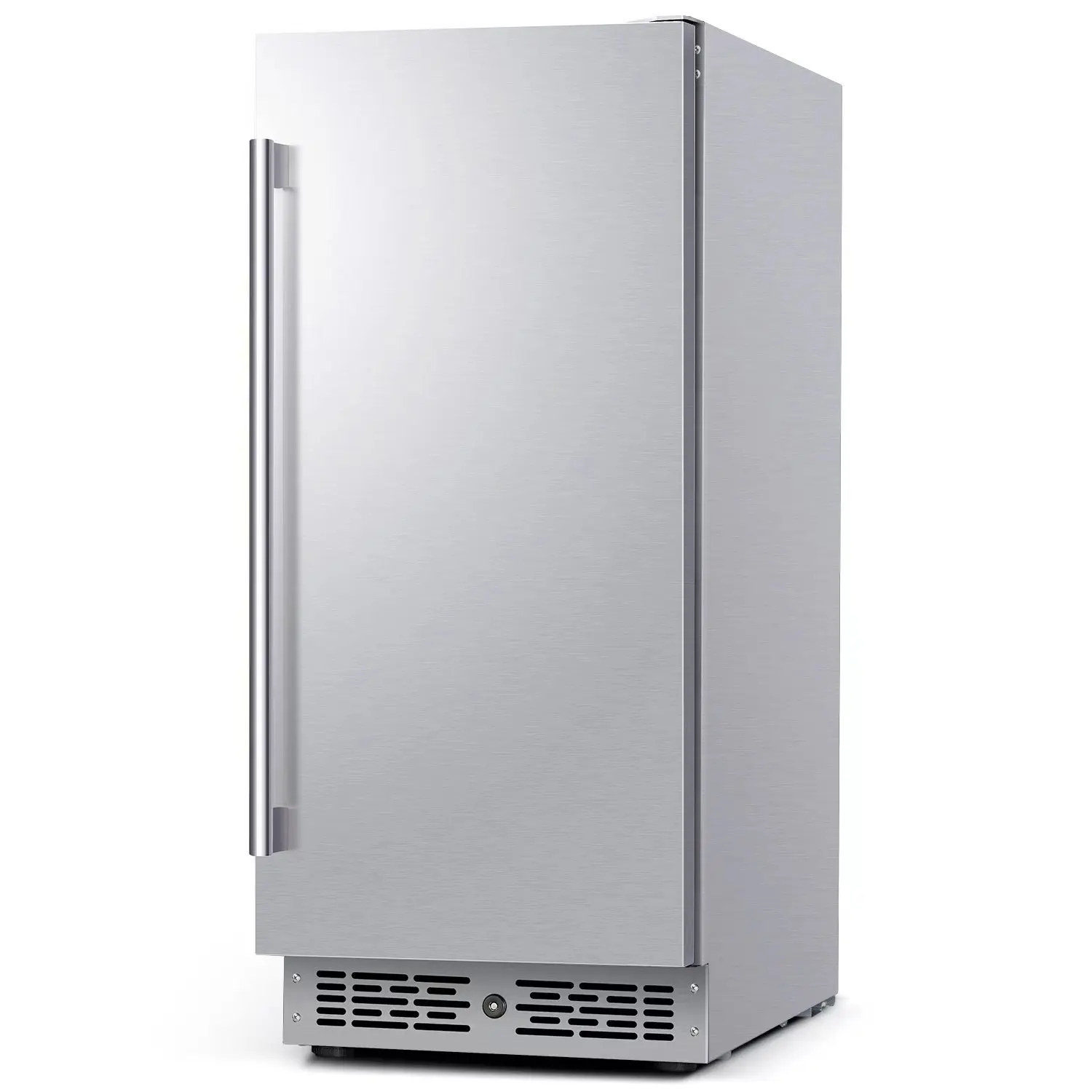 Built in Glass Door Drink Refrigerator 96L  Touch Screen Compressor Beverage Cooling Home Bar Fridge