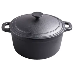 Enameled Cast Iron Dutch Oven 4 Quart Enamel Coated Cookware Pot Non-Stick Enamel Pot Casserole Dish 9.8inch for All Heat Source