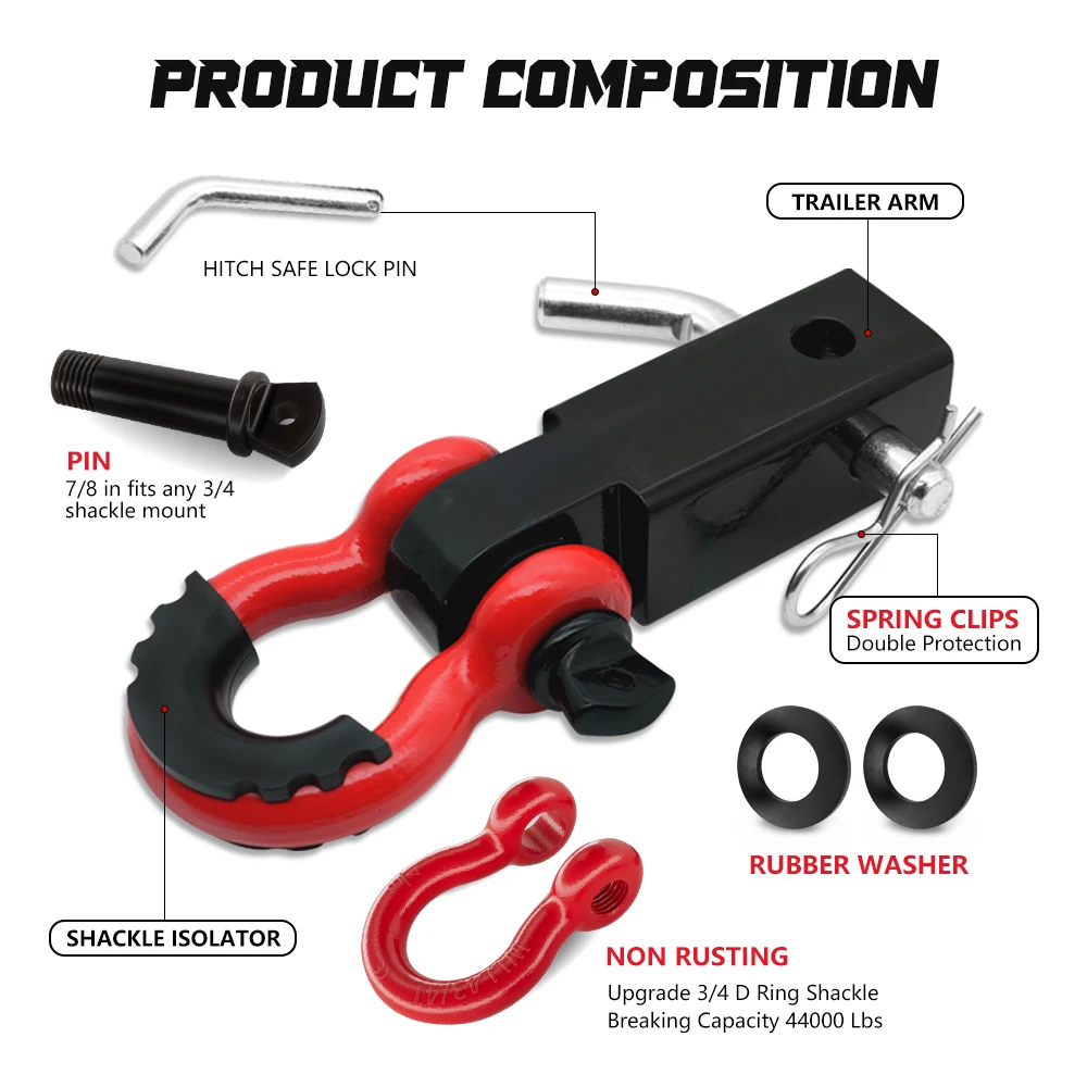 Ambull الشركة المصنعة المورد تخصيص شاحنة الموضة الجديدة على الطرق الوعرة مزورة وصلة استقبال جبل مع تكبل