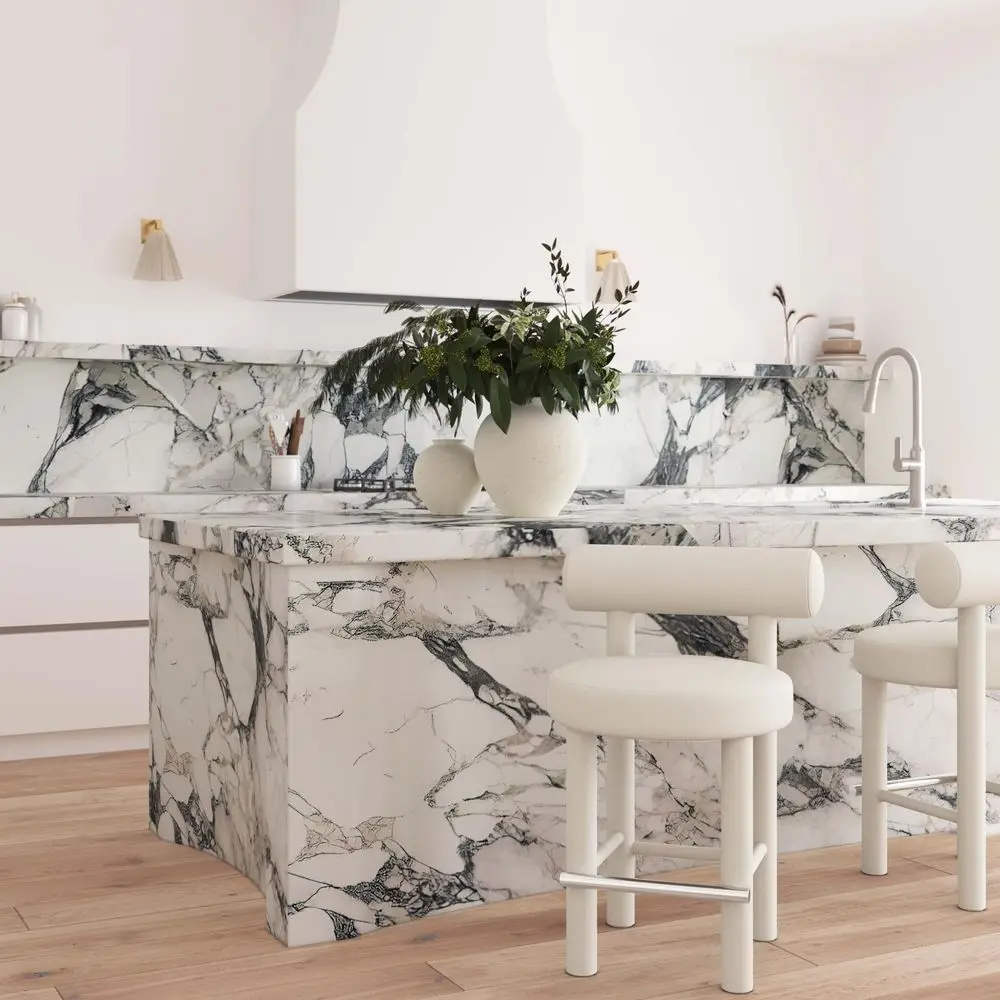

Carmel Cream Velvet Counter Stool