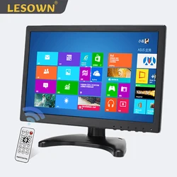 LESOWN Resistive Capacitive Touch Screen Monitor 12 inch 16:10 1280x800 IPS Industrial Embedded for Equipment Built-in Speakers