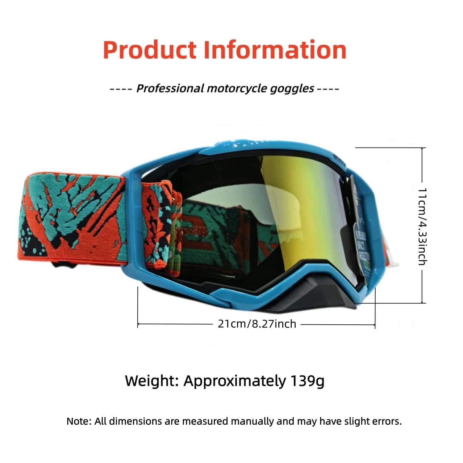 مجموعة نظارات واقية عالية الجو - مراجعة Off Road Motocross Helmet Goggles Set وسعره