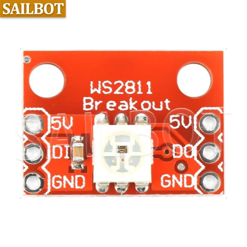Kit de bricolage de dérivation LED RGB WS2812, Module de carte PCB électronique pour Arduino