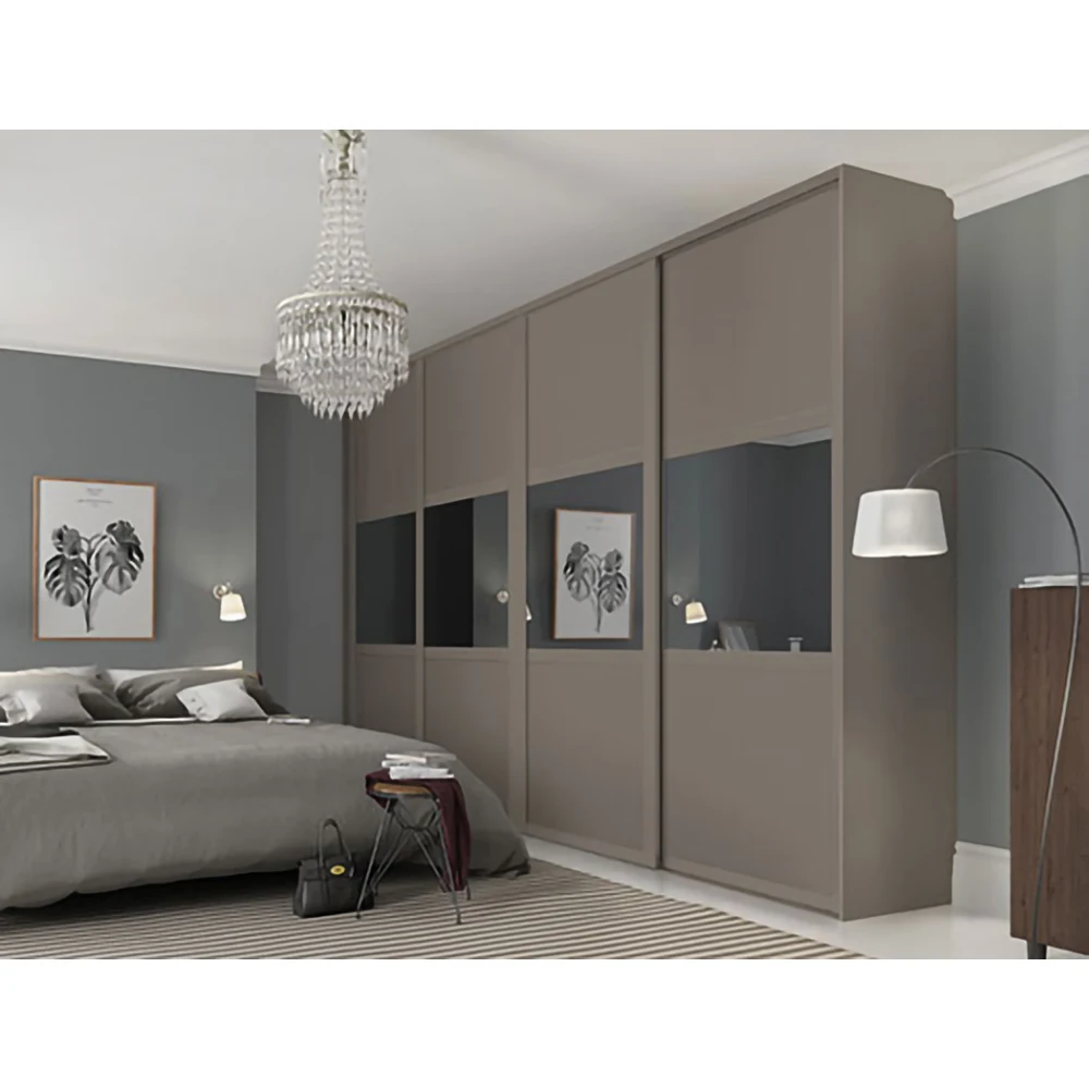 أثاث غرفة نوم فاخر مخصص لخزانة الملابس بتصميمات عصرية أثاث خشبي للمشي في خزانة خزائن خزائن #4