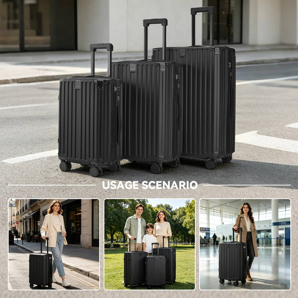 Набор из трех чемоданов Graphi – обзор и цена Travel Luggage Set