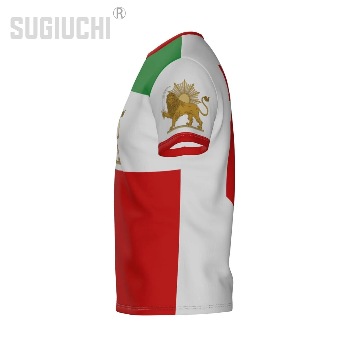 Custom Name Number Emblem Lion And Sun Flag Of Iran 3D T-shirts For Men Women Tees jersey team Soccer Football Fans Gift T shirt