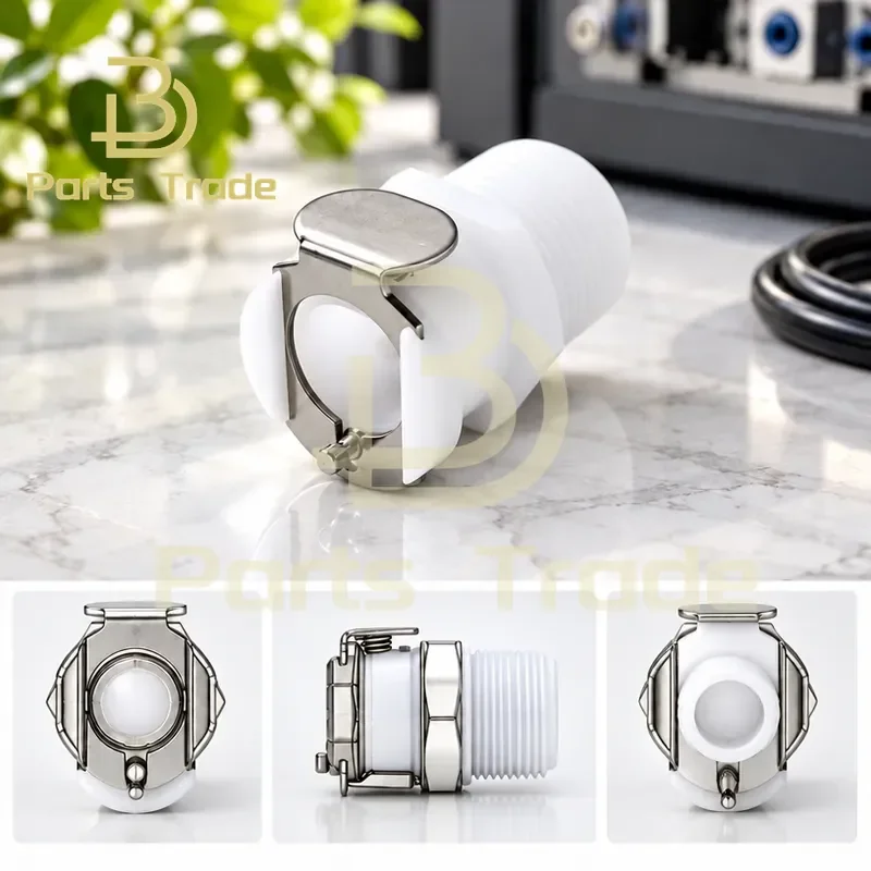 PLC Series External Threaded Female Seat 10004 10006 CPC Plastic Quick Connector Water Cooling Nozzle