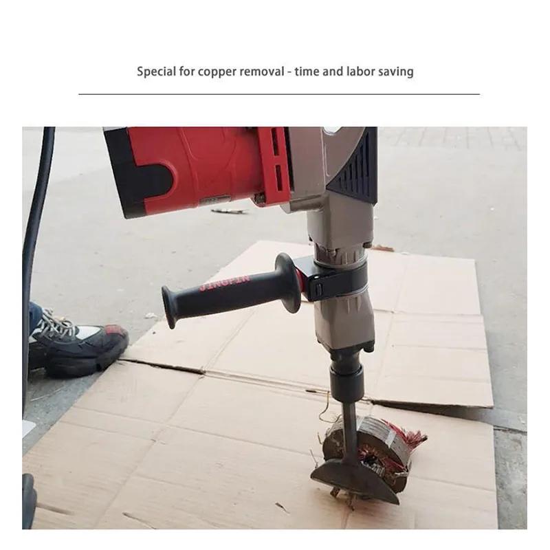 818003 Useful Electric pick recycling copper recovery Copper wire peel ,Remove copper tools,Chisel scrap copper wir