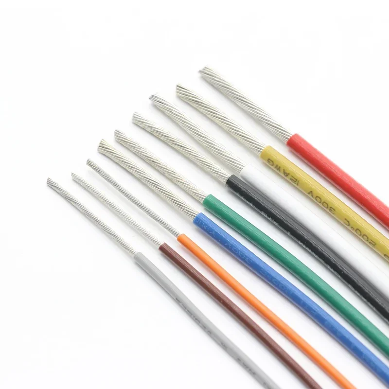 1M/5M 28/26/24/22/20/18/16/14/13/12AWG UL1332 PTFE Wire FEP Plastic Insulated High Temperature Electron Cable 300V