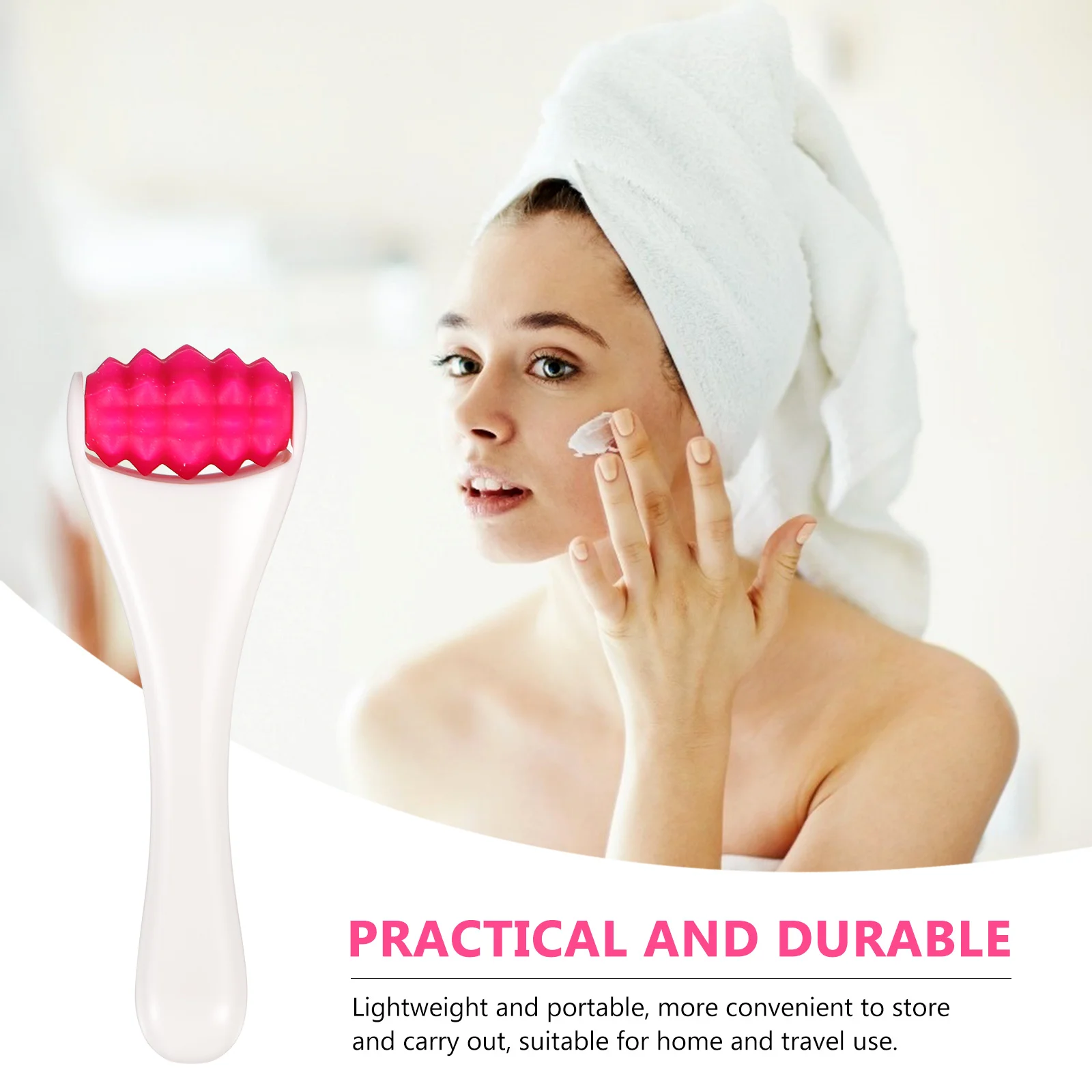 

Ролик для кожи глаз, инструмент для массажа лица, портативное косметическое устройство для массажа всего лица, улучшения кровообращения, укрепления ячейки