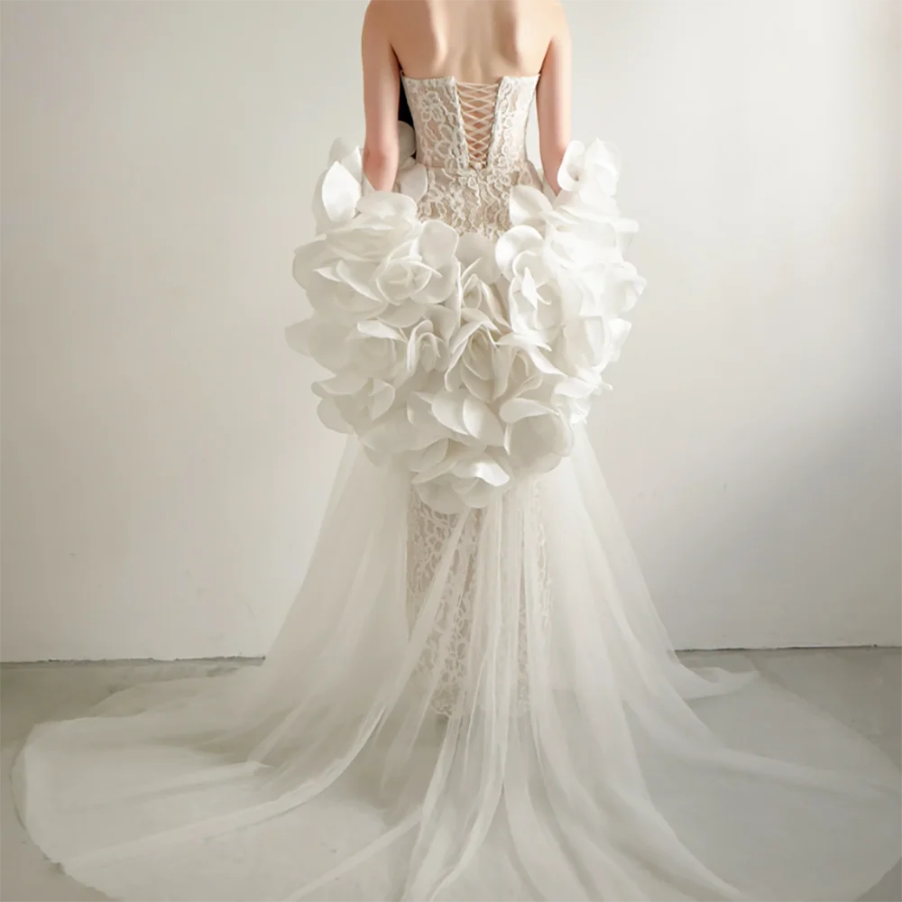 Роскошные милые блестки без рукавов на шнуровке Русалка невесты свадебные платья свадебные платья по индивидуальному заказу