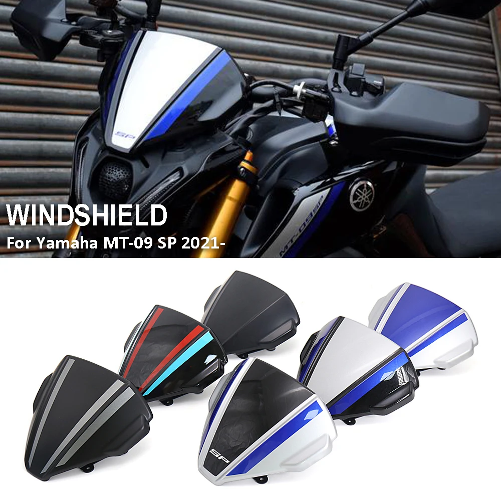 

FOR YAMAHA MT-09 MT09 FZ09 Motorcycle Accessories Front Windshield 6 Colors Windscreen Airflow Wind Deflector 2021 2022