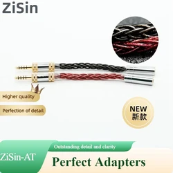 ZiSin-AT Flagship Adapter For ZSX C12 ZSN V90 BA5ZS10 Pro, 4.4mm to 3.5mm balanced inner screw