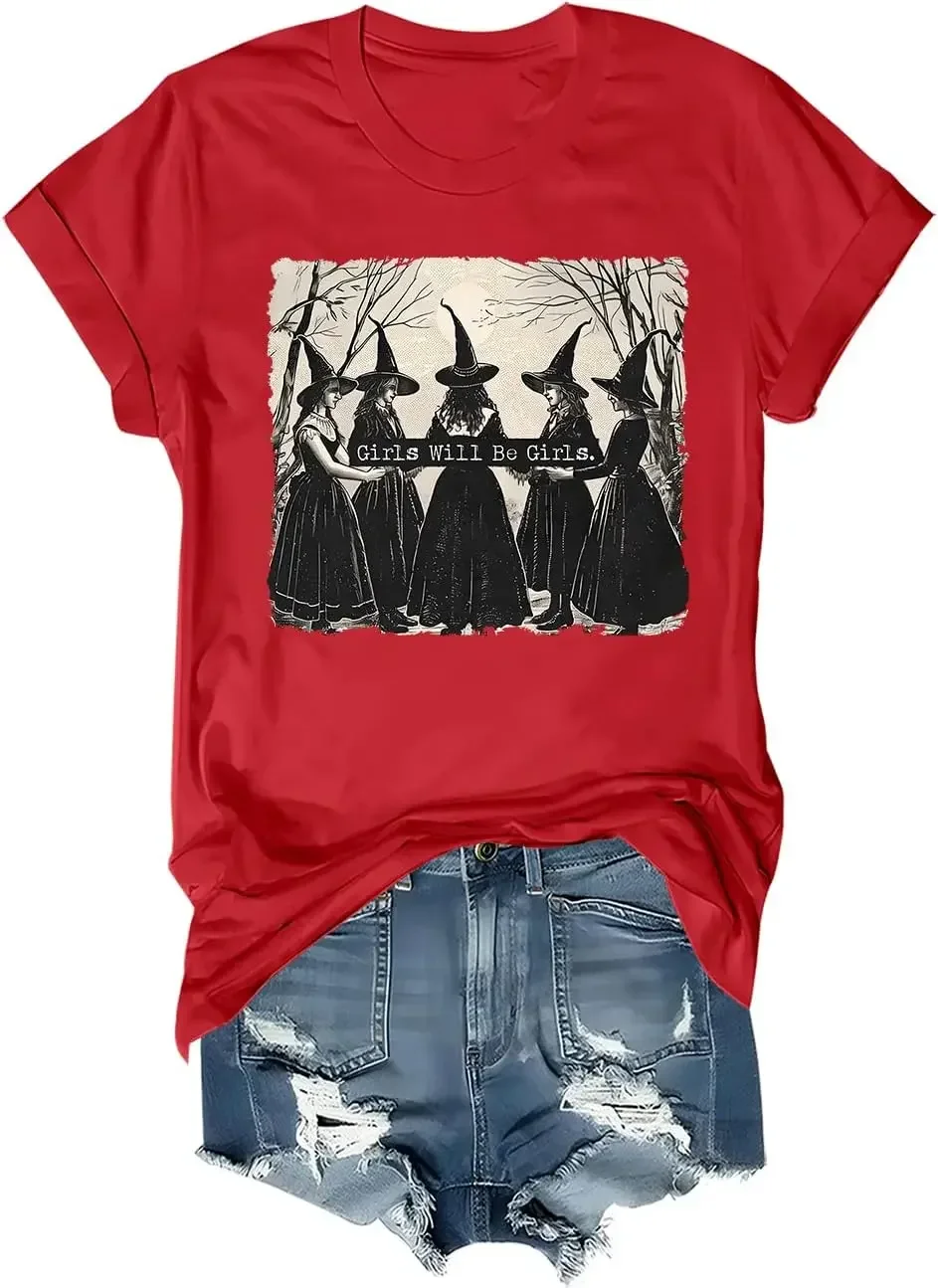 Girls Will Be Girls Witch Shirt, Girls Will Be Girls Shirt, Witch Shirt, Witch Shirts for Women