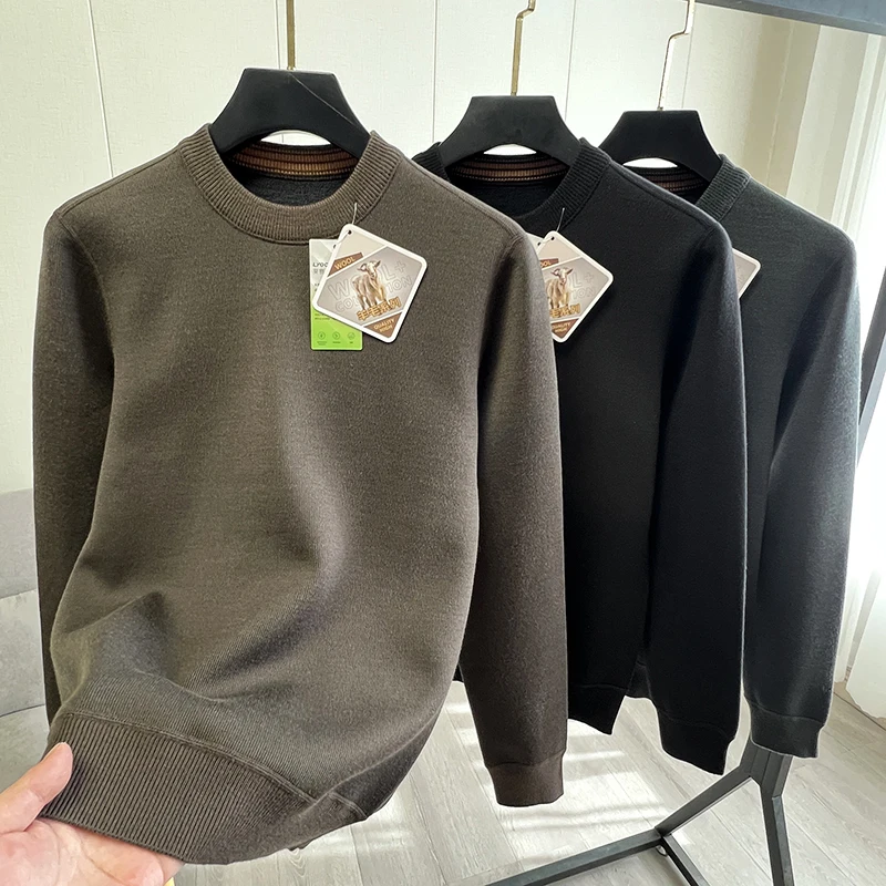 

Легкий шерстяной трикотаж, мужская модная толстовка с капюшоном, свитер Sli Urban Sle Long Sve round Ne