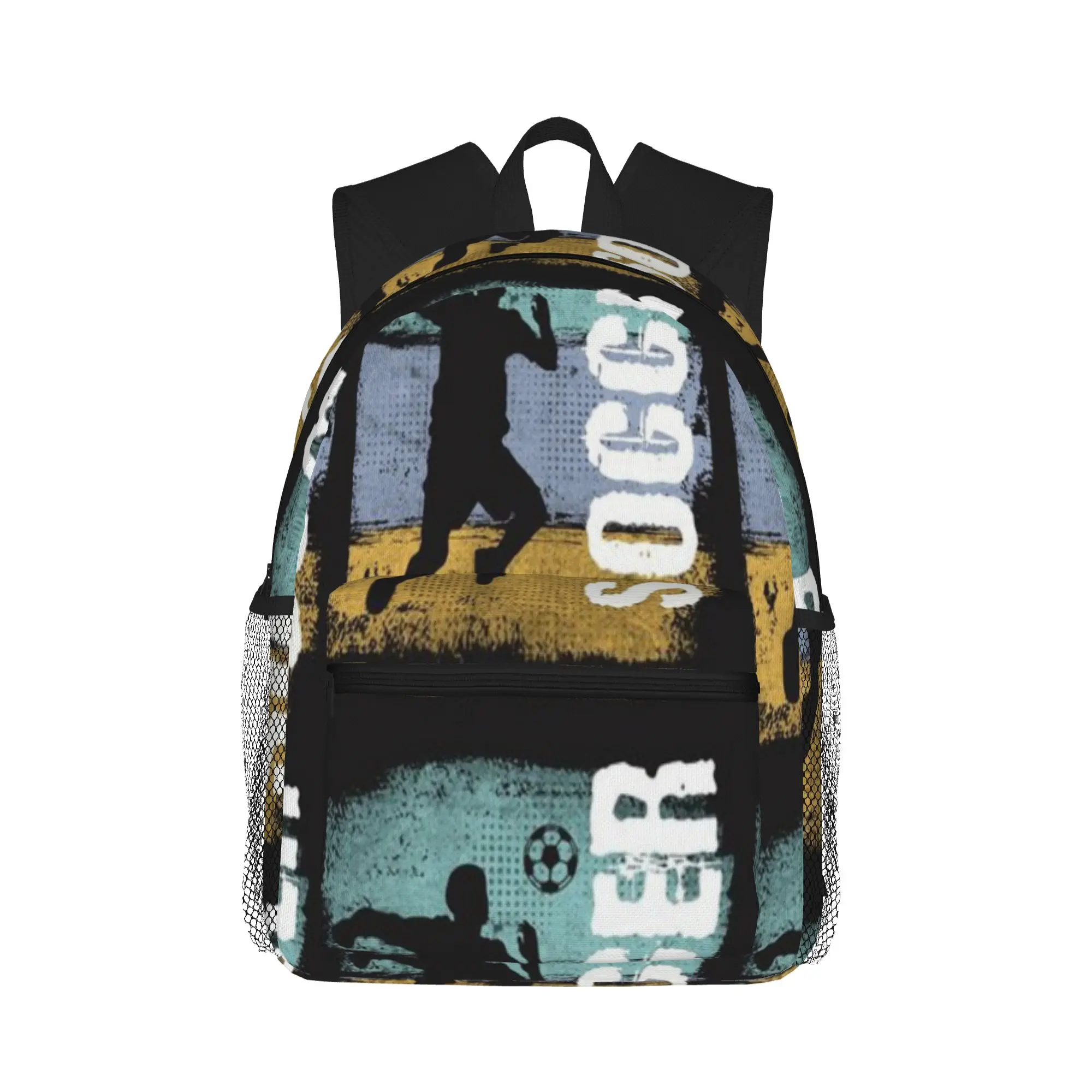 

Soccer Vintage Retro Soccer Player Casual Backpack for Students and Adults Student
