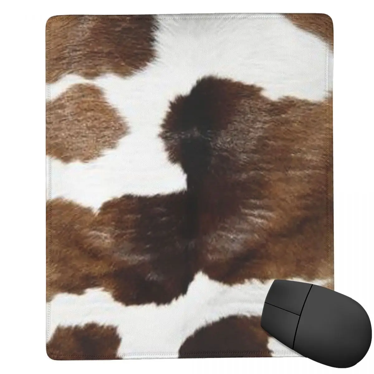 Rustic Ranch Cow Print 7x9 in 22x18 cm Mouse Pad Computer Keyboard Mouse Mat Gaming PC Laptop Desk Mat Accessories Table Mats