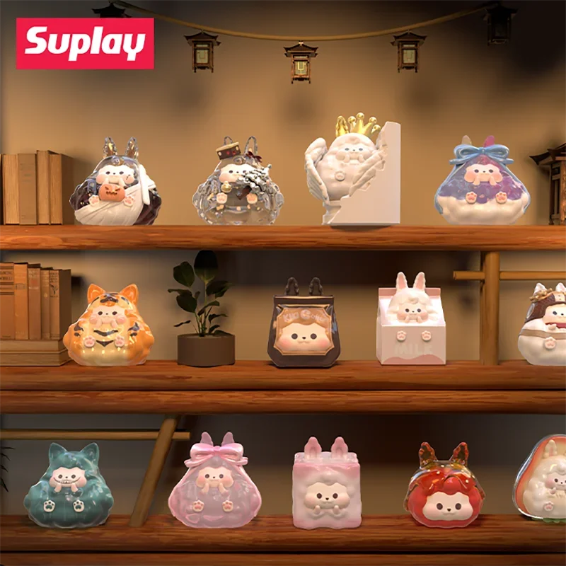 Suplay KIKI-MINI Sutra سلسلة صندوق أعمى صغير النار الثاني تخمين حقيبة صندوق غامض اللعب دمية لطيف أنيمي الشكل الحلي جمع