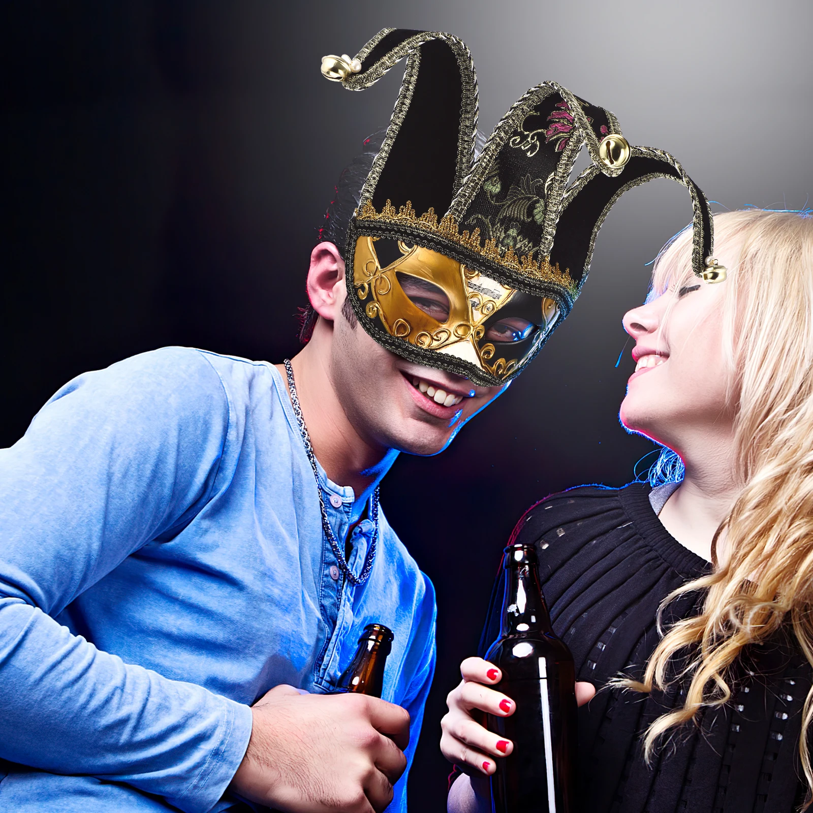 

Mask Half Face Masks for Halloween Masquerade Carnival Adult Costume Party Accessories Lightweight Comfortable