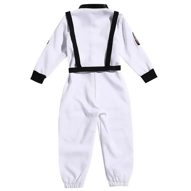 Disfraz de astronauta, traje espacial para hombre, mono con correa, traje para niño, talla S-XL