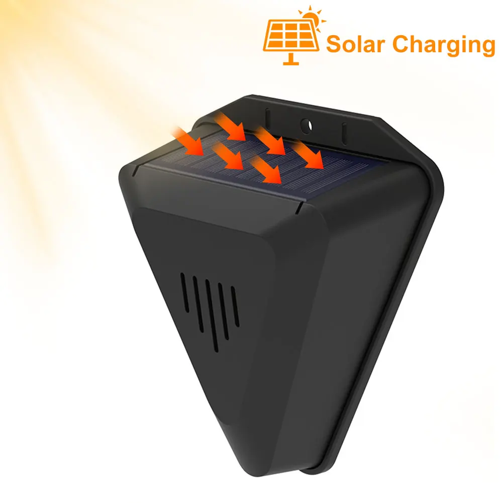 Solar Bird Repeller with 13 Sound Bird  Alarm Solar Animal  Outdoor Crop Orchard Protection Animal Deterrents view 2