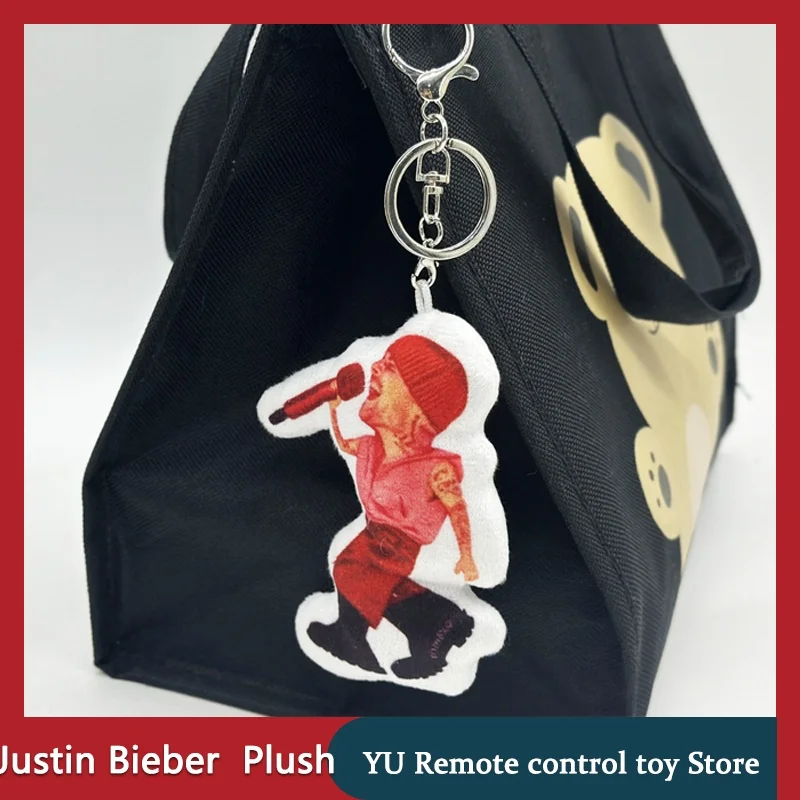 

New Justin Bieber Coachella Mini Plush Toy Celebrity Merchandis Plush Doll Hanging Pendant Bag Decoration Souvenir Gift For Fans